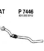 FENNO STEEL - P7446 - Трубопровод выпускной AUDI A4 1.8T 95-01 / VW PASSAT 1.8-2.0 00-05